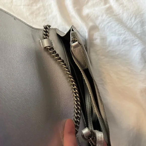 Kurt Geiger Metallic Silver Bag - Picture 2 of 2